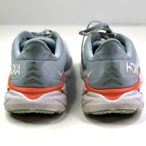 Hoka One One Clifton 8 running shoes grey orange 8 - Picture 3 of 13